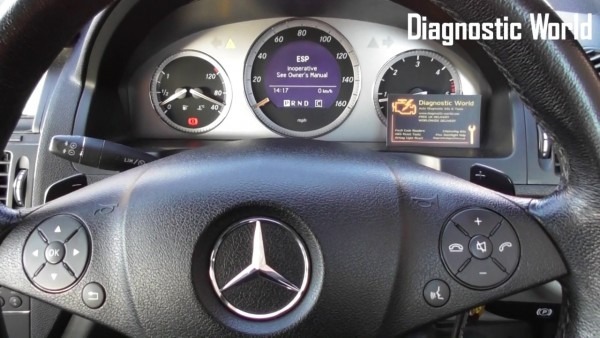 Mercedes Esp Run Flat Triangle Warning Lights Diagnose