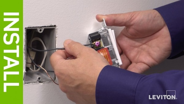 Leviton Presents  How To Install A Decora Rocker Slide Dimmer