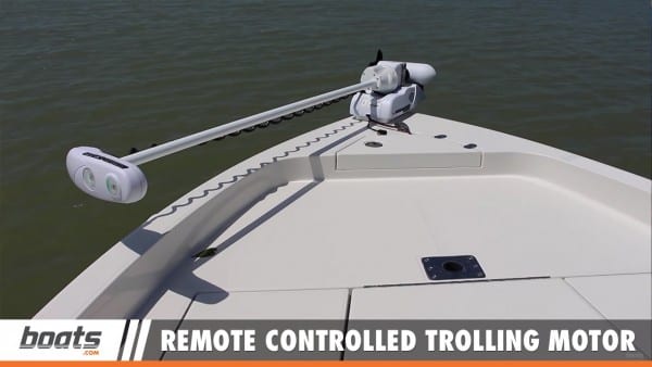 A Remote Controlled Trolling Motor In Action