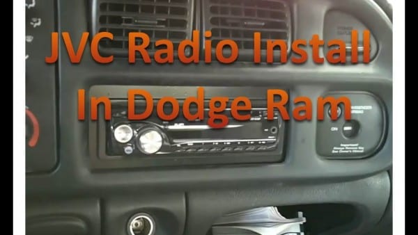 Installing A Jvc Radio Dodge Ram