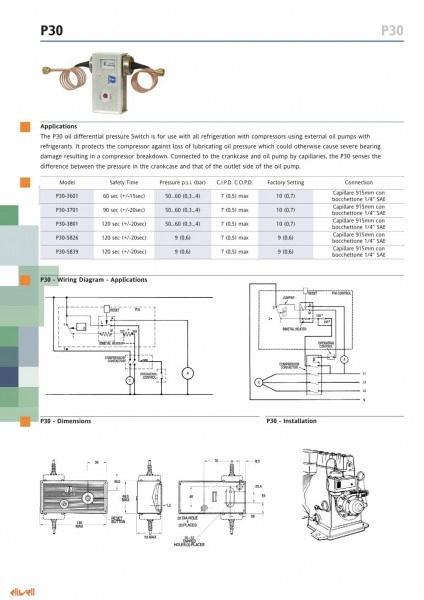 P30 Pressure Switches Catalogue Gb
