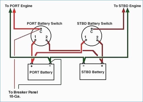 Boat Dual Battery Switch Wiring Diagram Solutions And
