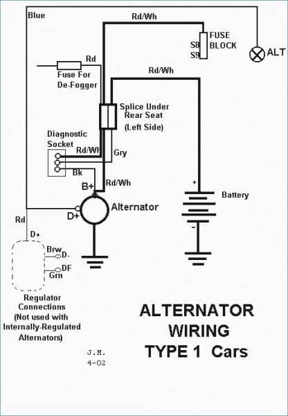 Simple Alternator Wiring Diagram Dynante Info Brilliant Ultima