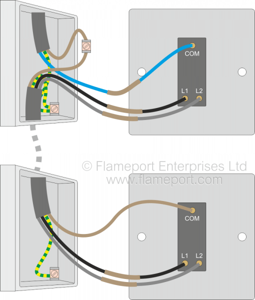 Two Way Switched Lighting Circuits  2