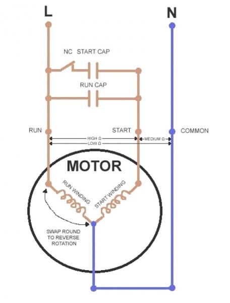 Unique Wiring Diagram For Dual Capacitor Ac Fan Run Free Within