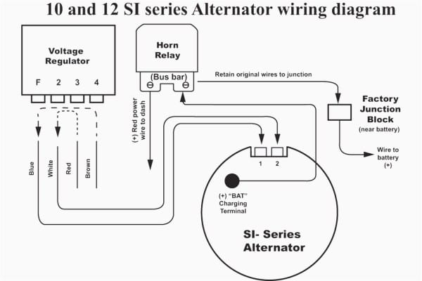 Ford 4 Wire Voltage Regulator Wiring Diagram