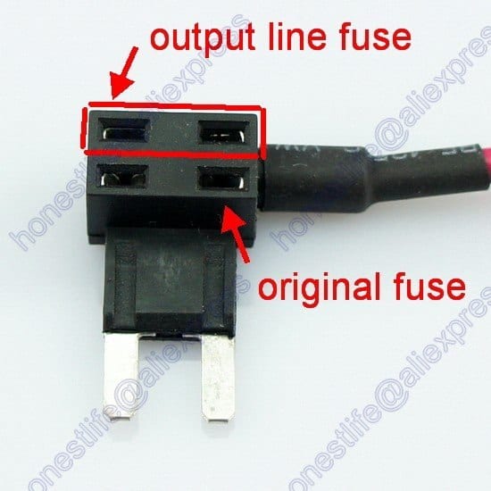 Wholesale 100pcs 15a Mini Blade Fuse Tap Holder Add A Circuit Line