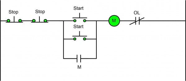 Stop Start Motor Wiring Diagram