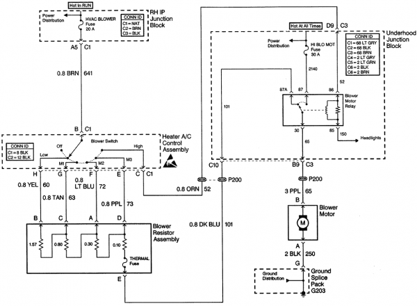 Wiring Diagram For Blower Motor Resistor