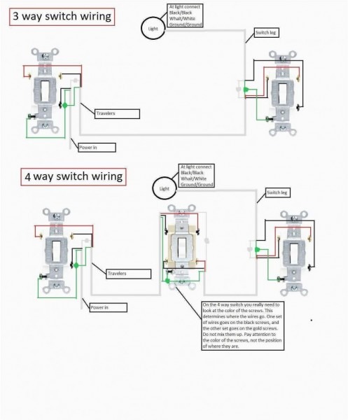 Wiring Diagram For Light Switch Pdf Valid 4 Wire Light Fixture