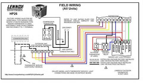 Wiring Diagram Goodman Heat Pump Wire Colors Ac Thermostat Best Of