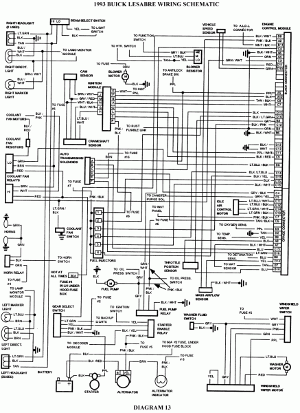 1987 Buick Century Wiring Diagram