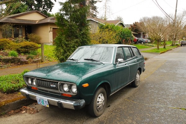 Old Parked Cars   1974 Datsun 710 Wagon