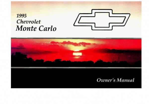 1995 Chevrolet Monte Carlo Owners Manual
