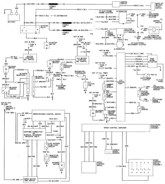 89 Ford Taurus Wiring Diagram