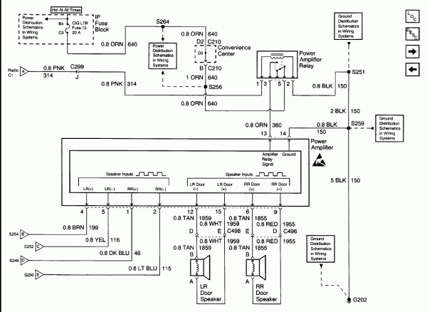 Need Radio Wiring Diagram For 2000 Cadillac Escalade With Bose Radio