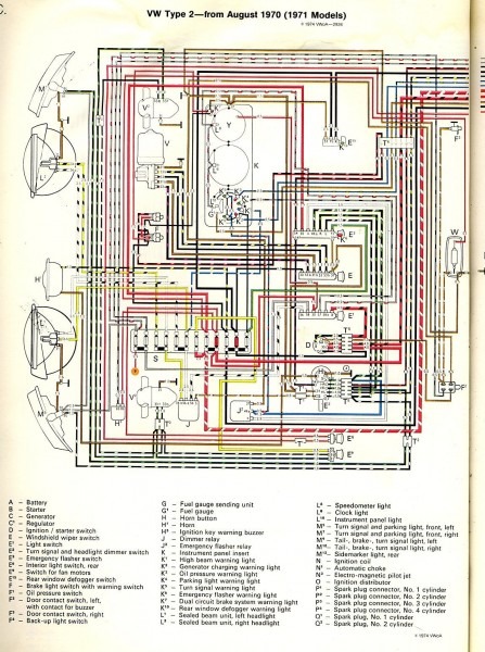 1971 Bus Wiring Diagram