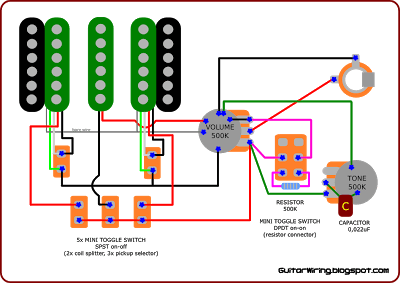 Guitar Wiring Diagram Hsh