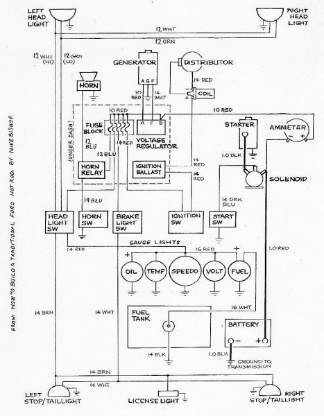 Basic Ford Hot Rod Wiring Diagram
