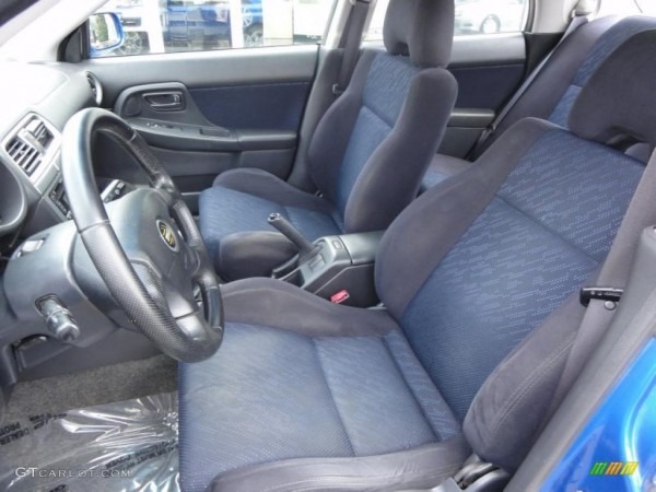 Black Interior 2002 Subaru Impreza Wrx Sedan Photo  48333547