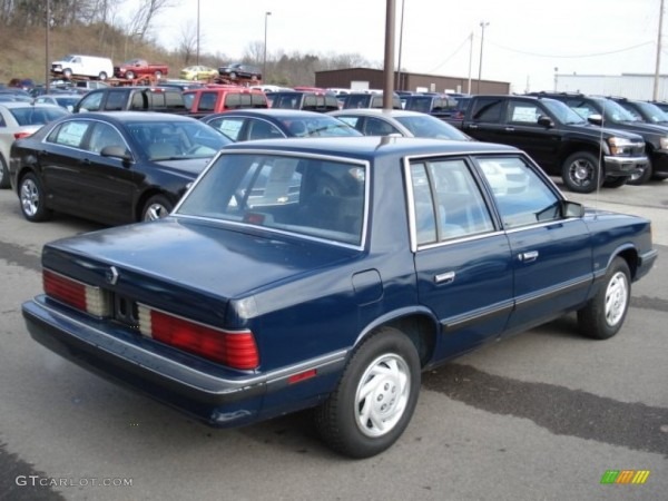 1988 Twilight Blue Plymouth Reliant K America  60328480 Photo  4