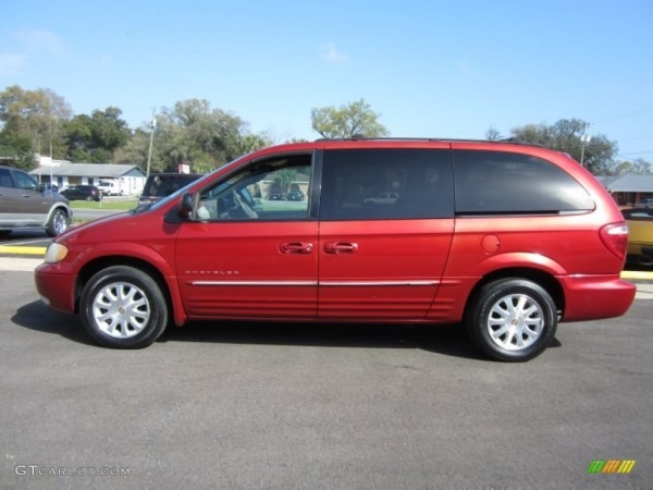 Inferno Red Pearl 2001 Chrysler Town & Country Lxi Exterior Photo