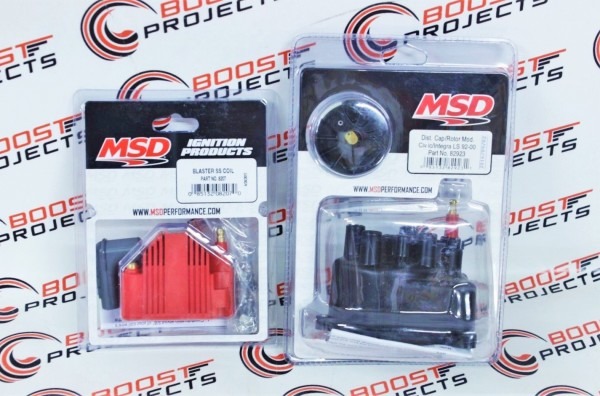 Msd Blaster Ss Coil & Distributor Cap Rotor For 92