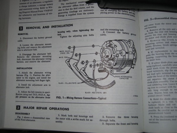 1966 Mustang Alternator Wiring