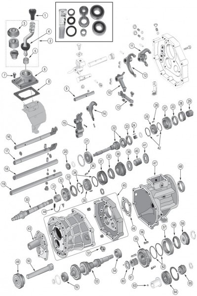 Jeep Ax15 Transmission Parts For 1987