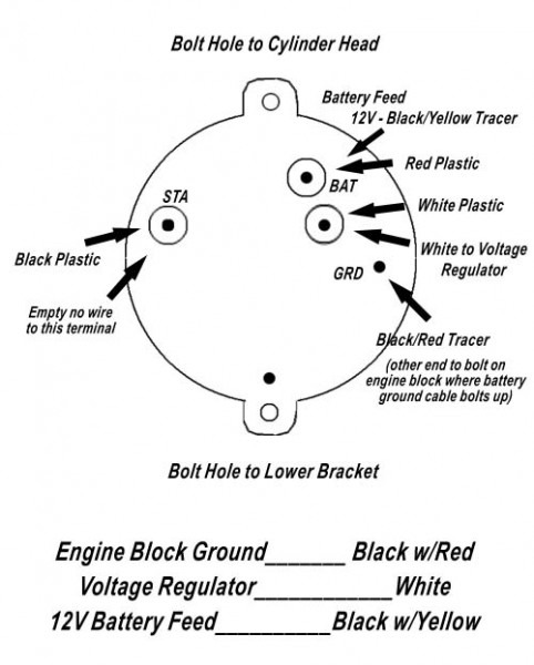 1967 Mustang Alternator Wiring Diagram