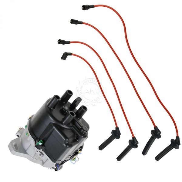 Ignition Distributor & Wire Set For Acura Integra 90 91