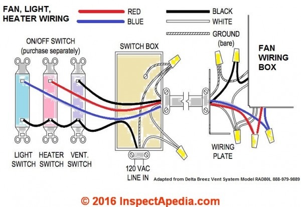 Wiring Diagram For Bathroom Fan From Light Switch