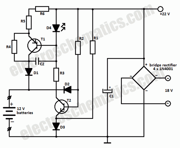 Circuit Diagram 12 Volt Dc Battery Charger