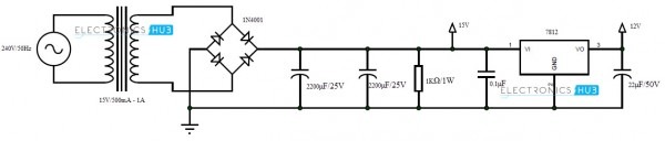 Circuit Diagram 12 Volt Dc Battery Charger