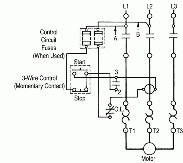 480v Motor Starter Wiring Diagram