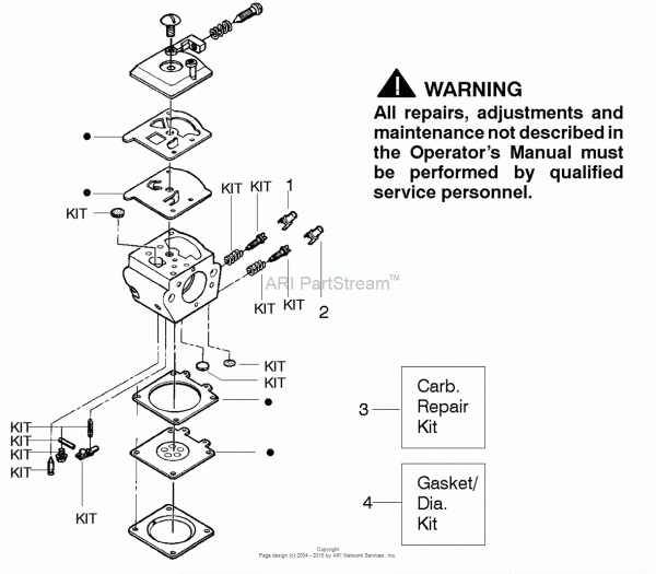 Poulan 2150 Pr Gas Chain Saw Parts Diagram For Carburetor