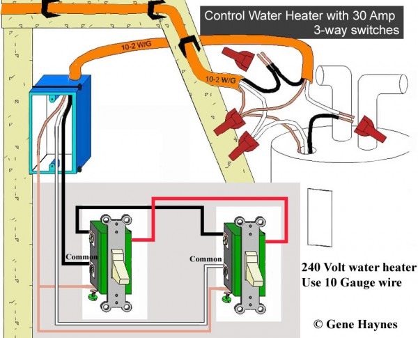Control Water Heater Using 30 Amp Switch