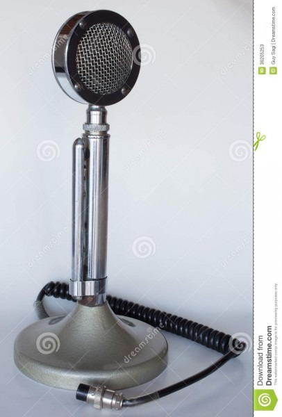 Ham Radio Microphone Stock Image  Image Of Black, Silver
