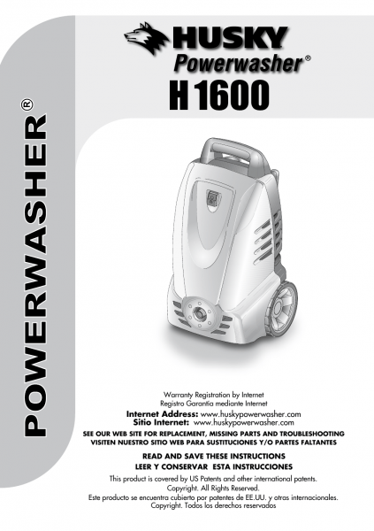 Husky H1600 User Manual
