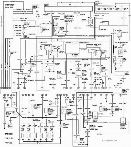 Wiring Diagram For 1992 Ford Explorer