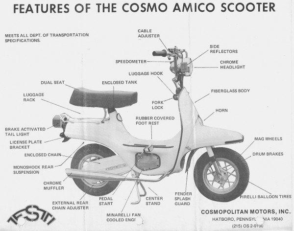 Cosmo Parts Â« Myrons Mopeds