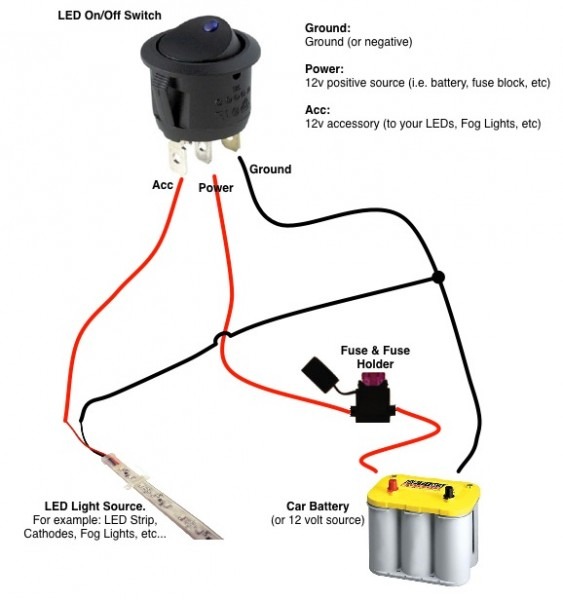 On Off Toggle Switch Wiring
