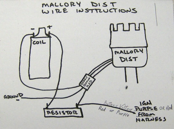 Mallory Ignition Tach Wiring Diagram