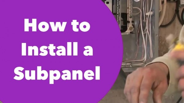 How To Install A Subpanel