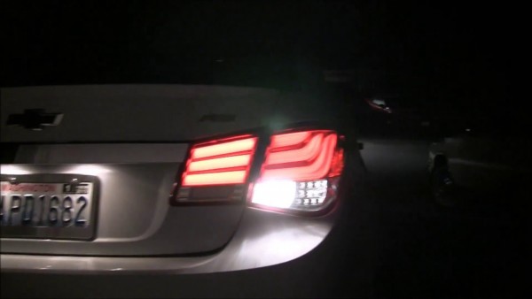 Chevy Cruze Led Tail Lights At Night