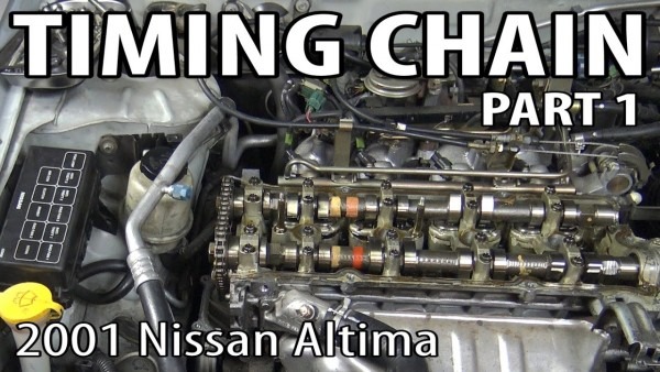 2001 Nissan Altima Timing Chain And Oil Pump Replacement (part 1