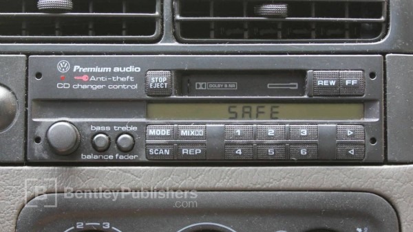 Vw Or Audi How To Enter A Radio Code