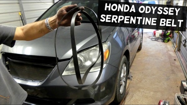 Honda Odyssey 3 5 Serpentine Belt Removal Replacement Diagram