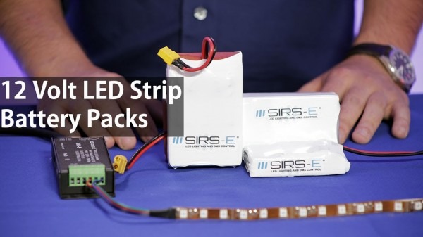 Led Battery Pack 12 Volts For Led Strip Lights High Quality