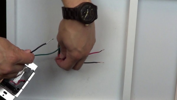 Wiring A Control With 1 Black Wire, One Red Wire, And One White